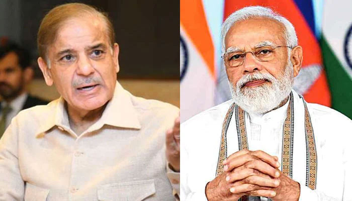 Prime Minister Shehbaz Sharif (left) and Indian PM Narendra Modi. — APP/ File