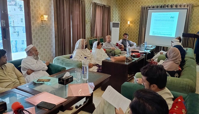 Participants attend a day-long workshop hosted by ACT Alliance Pakistan on June 8, 2024. — facebook/ACT Alliance - Pakistan