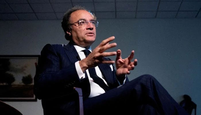 Finance Minister Muhammad Aurangzeb is interviewed during the G20 Finance Ministers and Central Bank Governors Meeting at the IMF and World Bank’s 2024 annual Spring Meetings in Washington, US, April 18, 2024. — Reuters