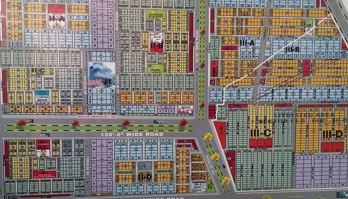 A representational image of a map of a housing society. — Facebook/Gulshan e Mehran Sindh Govt Employees Co operative Housing Society (SGECHS)