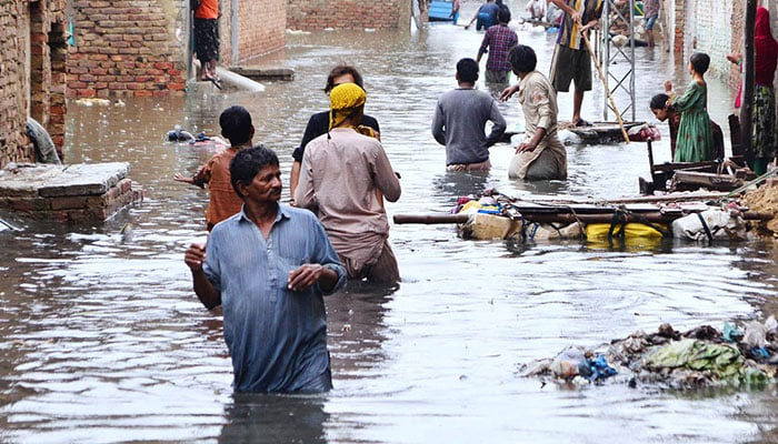 Representational image of flash floods after torrential rains hit Hyderabad, on August 2022. — APP