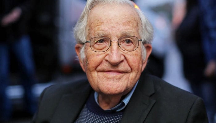 US linguist and political activist Noam Chomsky, pictured here in 2018, has been discharged from hospital in Brazil. — AFP File