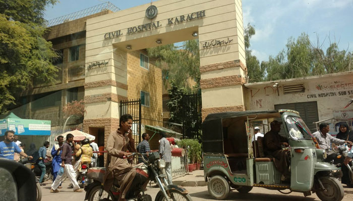 The Civil Hospital Karachi (CHK) in Karachi. — APP File