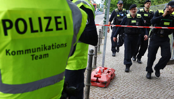 German policemen seen in this undated image. — Reuters/File