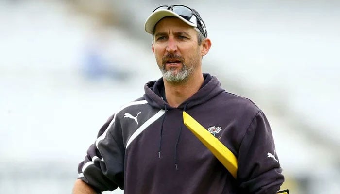 Former Australian cricketer and Pakistan teams Test format coach Jason Gillespie. — AFP/File