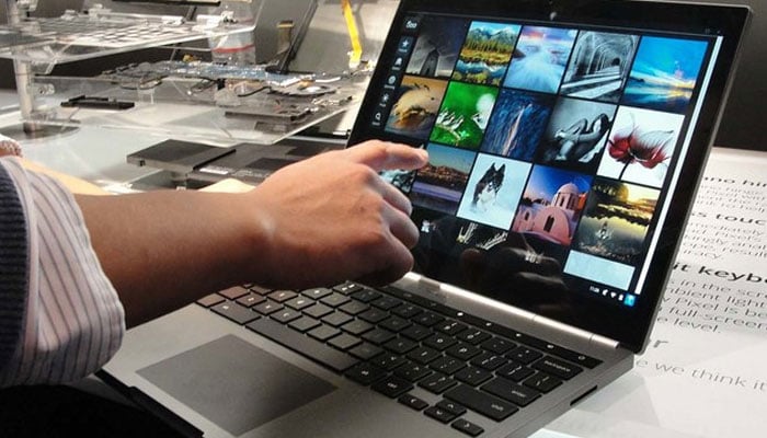 A Chromebook Pixel is on display on February 21, 2013 as Google unveiled in San Francisco the touch-screen notebook computer designed for high-end users. — AFP/file