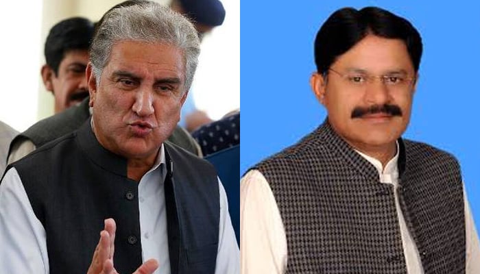 This combo of images shows, PTI leader Shah Mahmood Qureshi (L) and  Raja Khurram Nawaz. — APP/Facebook/Raja Khurram Nawaz/File