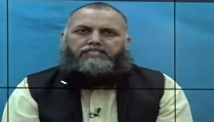 TTP terrorist Nasrullah alias Maulvi Mansoor seen in his confessional video released on June 26, 2024. — Screengrab via Geo News