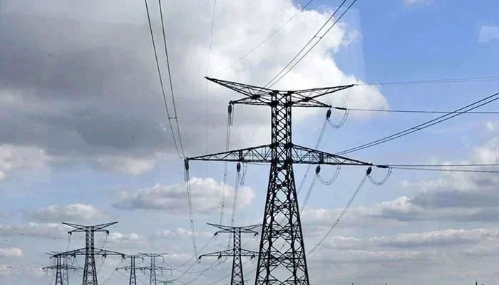 Representational image of the transmission lines. — AFP File