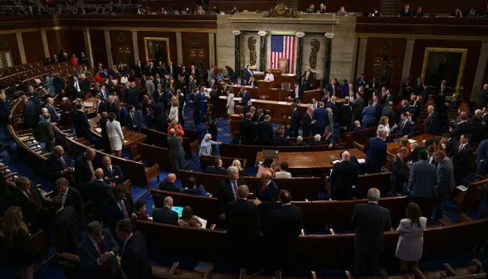 Members are seen in the US House of Representatives. — The Hill/file