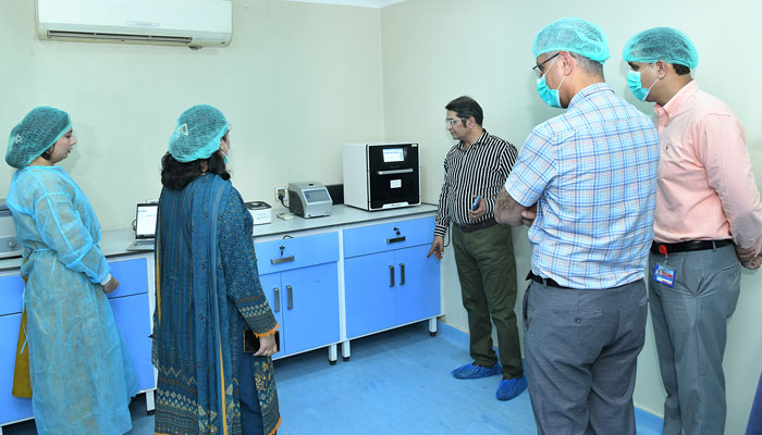 A two-member delegation from the Pakistan Kidney and Liver Institute (PKLI) and Research Centre members visits the University of Veterinary and Animal Sciences (UVAS) on June 27, 2024. — UVAS