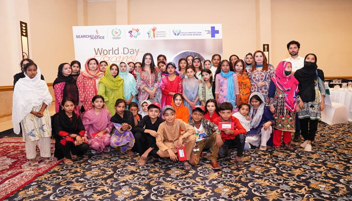 A representational image released on June 13, 2024 of a group photo taken at the World Day Against Child Labour 2024 organised under Search for Justice. — Facebook/SFJPK