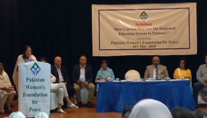 Participants address a seminar organised by Pakistan Women’s Foundation for Peace on June 26, 2024. — Screengrab via Facebook/Pakistan Womens Foundation for Peace - PWFFP