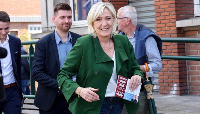 Marine Le Pen seen in this undated image.— AFP