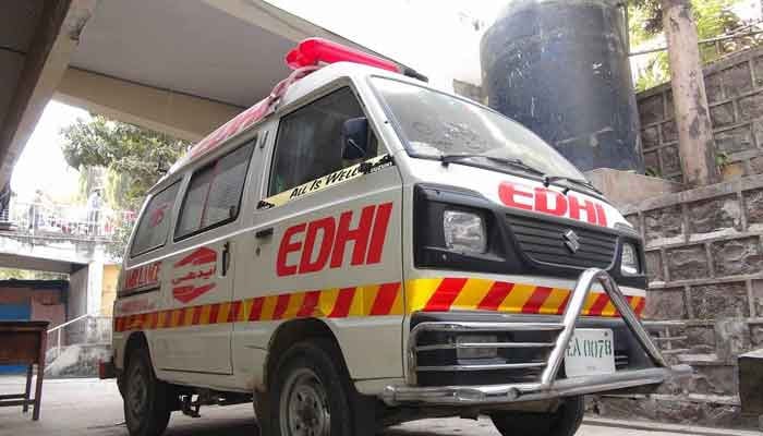 Representational image of an Edhi ambulance. — APP/File