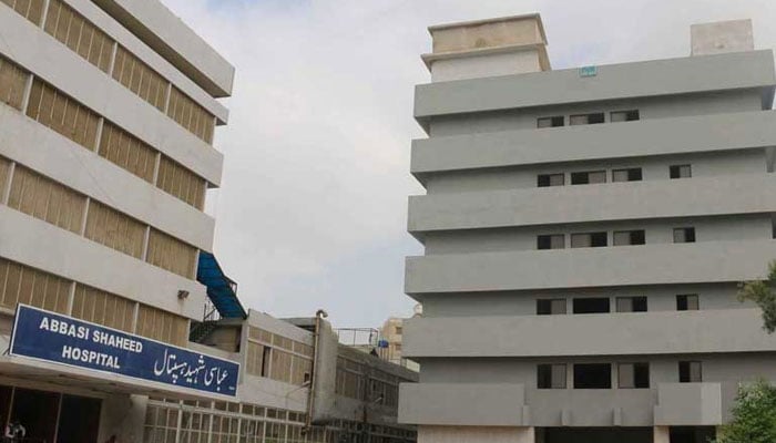 Representational image of the  Abbasi Shaheed Hospital, Karachi. — APP/File