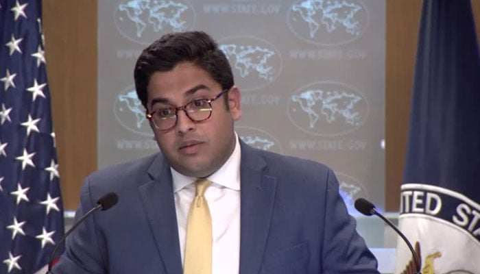 US Department of States principal deputy spokesperson Vedant Patel seen in this undated image.— Reuters/file