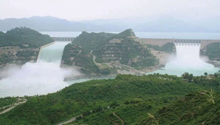 An aerial view of the Tarbela Dam. — WAPDA Website/File