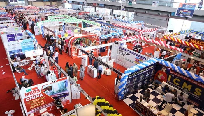 An overall view of The News Education Expo in 2023. — PakExcel website/File