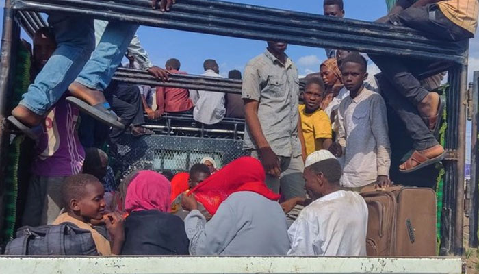 People fleeing the town of Singa, the capital of Sudan’s southeastern Sennar state, arrive in Gedaref in the east of the war-torn country on Jun. 30, 2024. — AFP