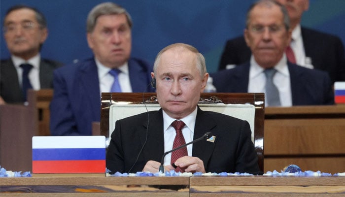 Russian President Vladimir Putin attends Shanghai Cooperation Organization (SCO) summit in Astana, Kazakhstan July 4, 2024. — Reuters