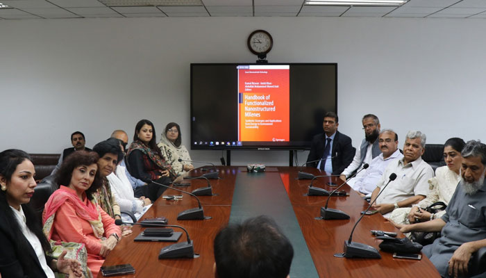 Punjab Higher Education Commission (PHEC) hosted Book Launching Ceremony of the book “Handbook of Functionalized Nanostructured MXenes” in the conference room of Punjab Higher Education Commission, Lahore on July 5, 2024 — Facebook/Punjab Higher Education Commission-PHEC