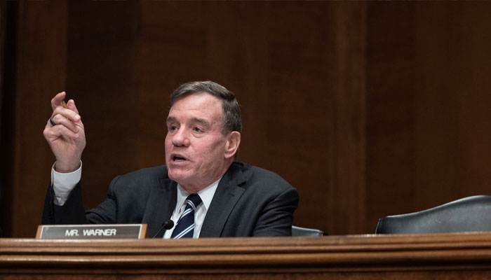 US Senator Mark Warner (D-VA) speaks, as Federal Reserve Chair Jerome Powell testifies before a Senate Banking, Housing, and Urban Affairs Committee hearing on Capitol Hill in Washington, US, March 7, 2024. — Reuters