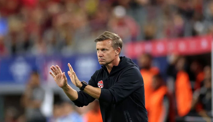 Canada coach Jesse Marsch gestures instructions during Saturday’s Copa America quarter-final against Venezuela in Texas.— AFP/file