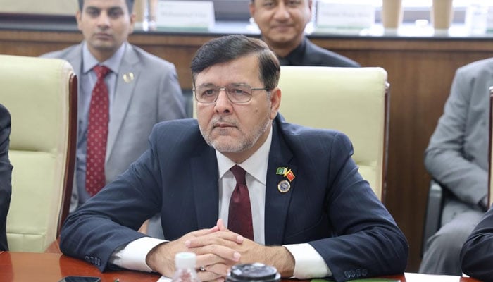 Prof. Dr. Qaisar Abbas, Vice Chancellor, University of Sargodha attend a meeting in Beijing, China on July 5, 2024. — Facebook/University of Sargodha