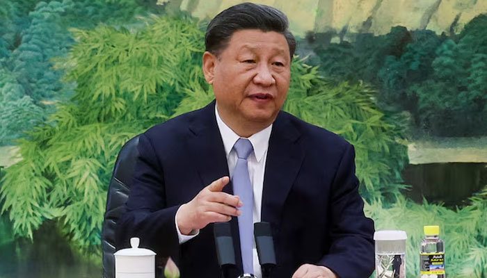 Chinese President Xi Jinping gestures as he meets with U.S. Secretary of State Antony Blinken (not pictured) in the Great Hall of the People in Beijing, China, June 19, 2023 — Reuters