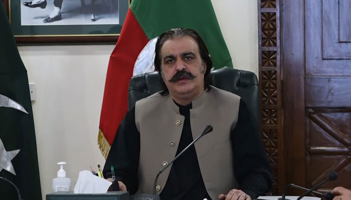 KP Chief Minister Ali Amin Khan Gandapur Chairs Meeting on March 13, 2024 - Facebook/Ali Amin Khan Gandapur