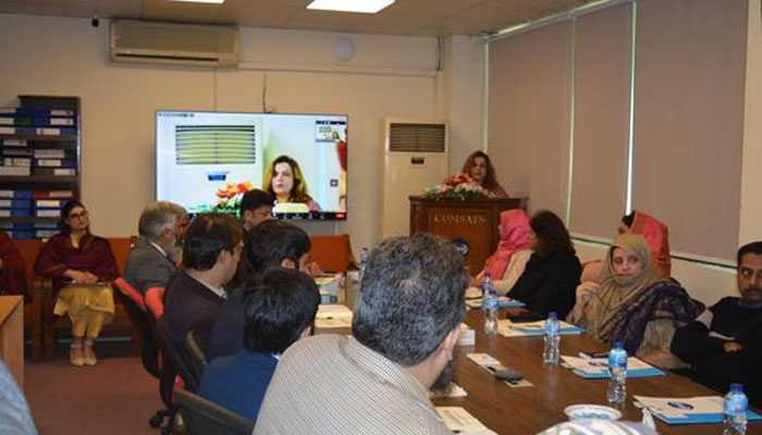 This is an image from a meeting of the Intellectual Property Organisation of Pakistan.— Facebook@IPOIslamabad/file