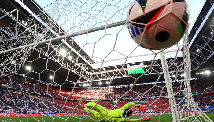 Englands Ivan Toney scores a penalty during the penalty shootout past Switzerlands Yann Sommer at Dusseldorf Arena, Dusseldorf, Germany on July 6, 2024. — Reuters