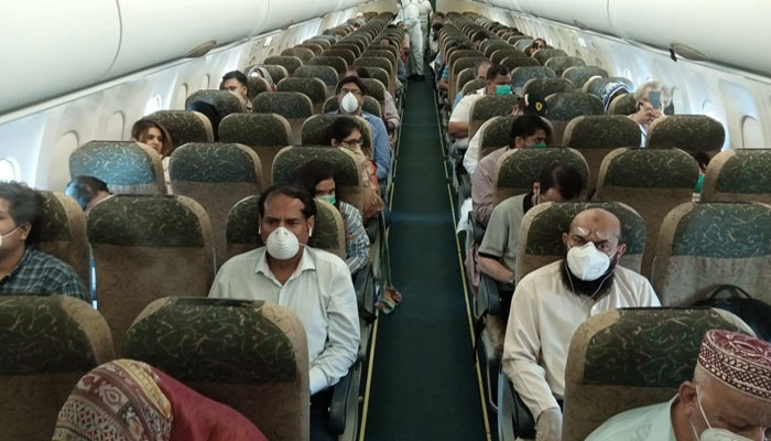 A representational image showing passengers sitting in an airoplane. — State media/File