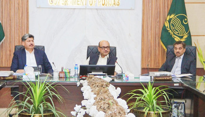 P&D Board Chairman Barrister Nabeel Ahmad Awan presides over the 4th meeting of Provincial Development Working Party (PDWP) on July 10, 2024. — Facebook/Planning & Development Board, Govt. of the Punjab