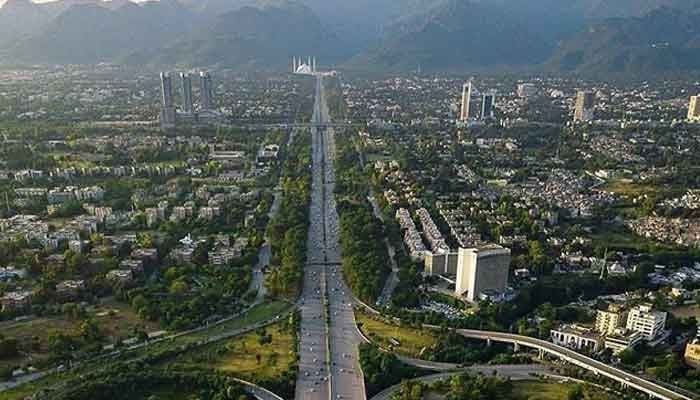 An aerial view of Islamabad is seen in this undated image. — X/@Islamabadies/file