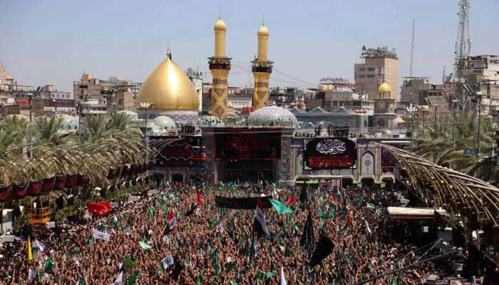 Muslim worshippers gather to mark the mourning day of Ashura at the Imam Hussains (R.A) shrine in Iraq’s city of Karbala, on August 19, 2021. — AFP