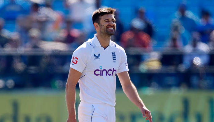 England pacer Mark Wood seen in Himachal Pradesh Cricket Association Stadium, Dharamshala, India on March 8, 2024. — Reuters