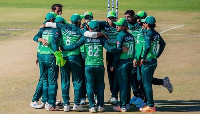 Pakistan Shaheens during the ODI series against Zimbabwe Select in Harare, on May 21, 2023. — PCB