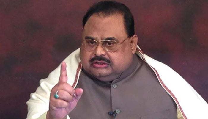 MQM founder Altaf Hussain. — Facebook/@MQM/file