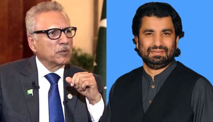 This combo of images shows former president Dr Arif Alvi (left) and former deputy speaker of National Assembly (NA) Qasim Suri (right). —  PID/National Assembly of Pakistan Website/File