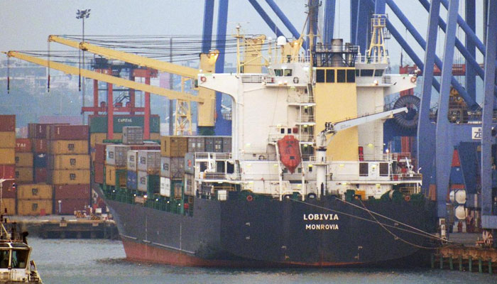 A representational image of a  commercial vessel docked at a port. — Reuters/file