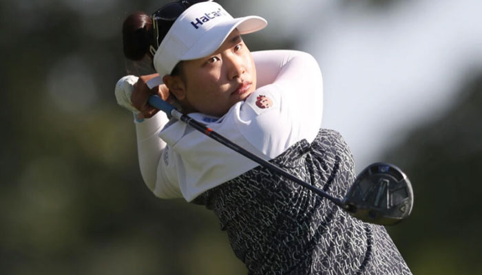 Chanettee Wannasaen of Thailand seen during a golf game in this undated image. — AFP/file