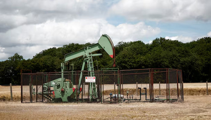 A pumpjack operates at the Vermilion Energy site on June 14, 2024. — Reuters