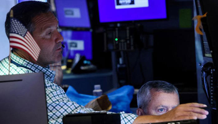 Traders work on the floor at the New York Stock Exchange (NYSE) in New York City, US on July 3, 2024. — Reuters