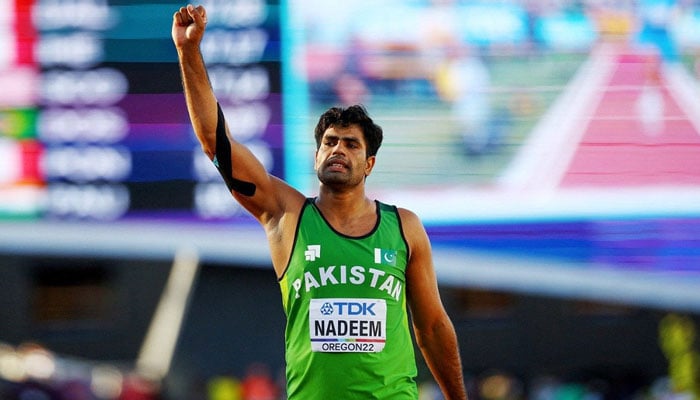 Javelin thrower Arshad Nadeem seen in this image. — Reuters/file