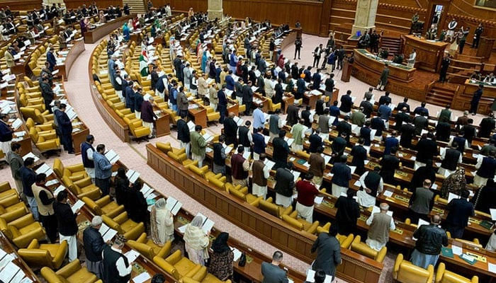 A representational image of a Punjab Assembly session in Lahore on February 23, 2024. — AFP