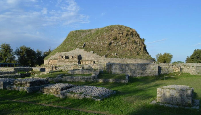 An important archaeological site of ancient Gandhara can be seen in this image. — Embassy of Pakistan Copenhagen, Denmark/File