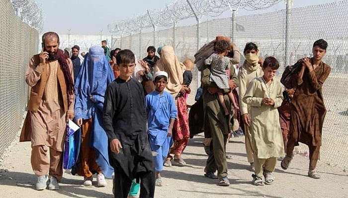 Afghan refugees pictured at Pakistan-Afghanistan border in Chaman. — AFP/file