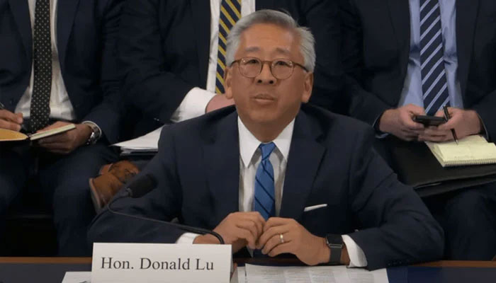 US Assistant Secretary of State Donald Lu testifies before a subcommitte of the US House Committee on Foreign Affairs. — Screengrab via YouTube/House Foreign Affairs Committee Republicans/File